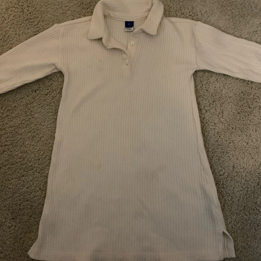 NWOT Old Navy Toddler Girls 4T Long-Sleeve Collared Rib-Knit Dress